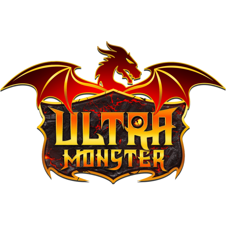 Ultra Panda And Ultra Monster Games Logo