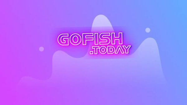 Gofish.today Logo With Blue Background