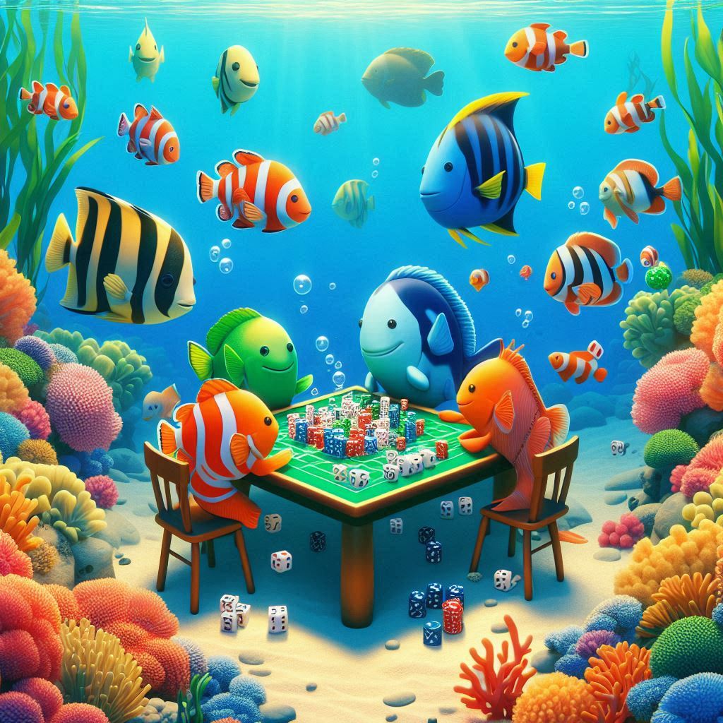 Fish Playing Games With Money