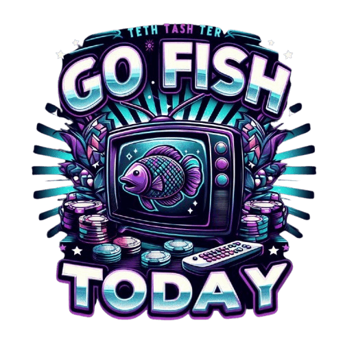 Go Fish Today logo with old TV