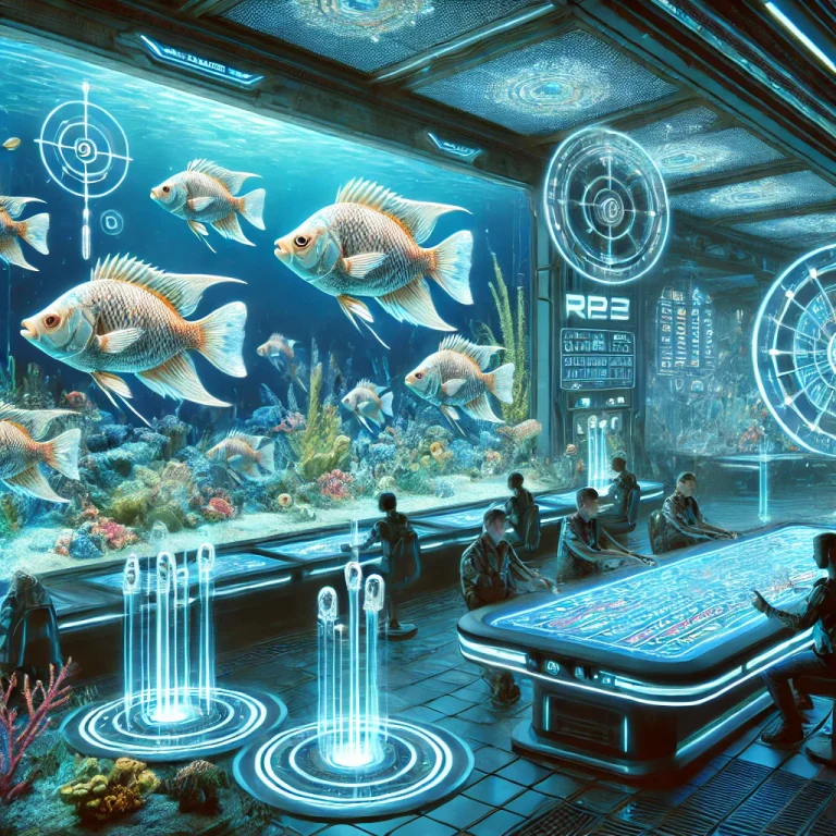 High tech fish games