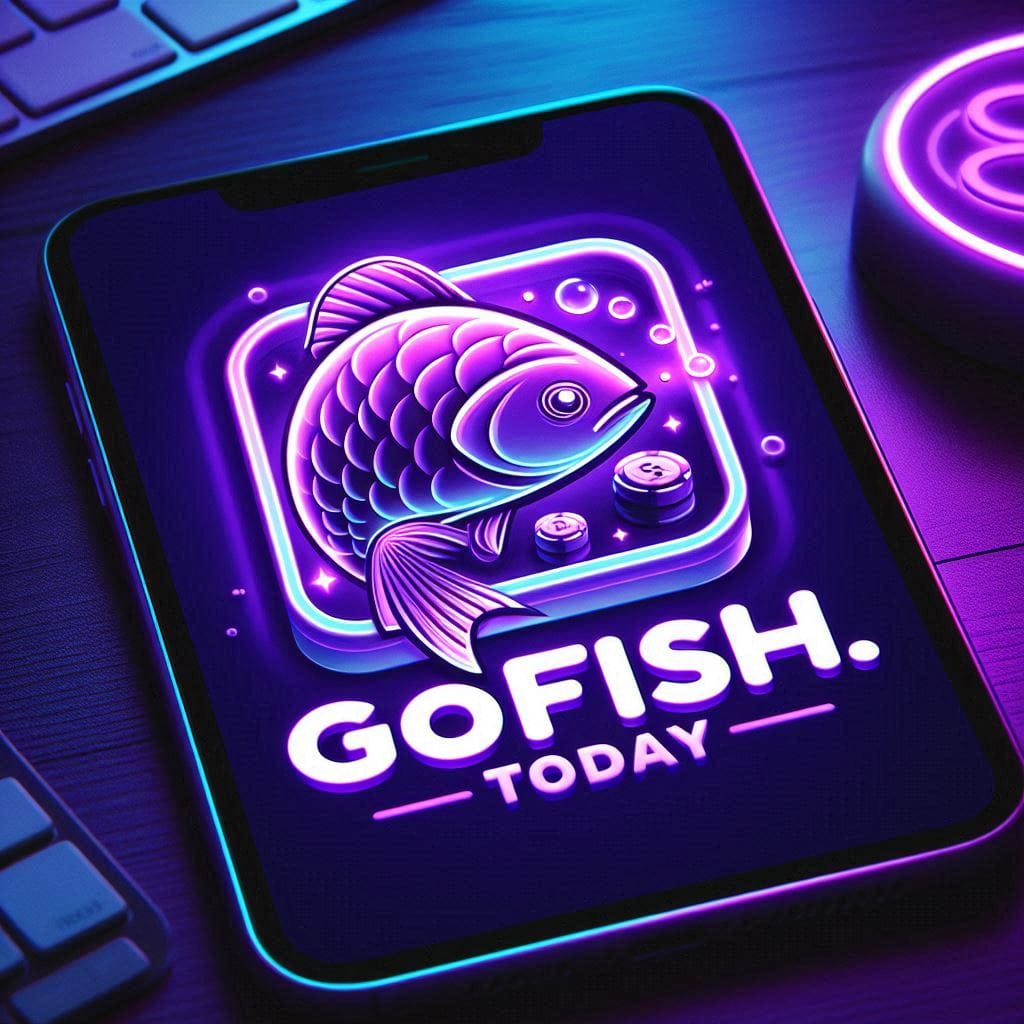 Go fish today app on phone